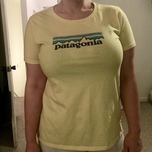 Yellow Patagonia tee